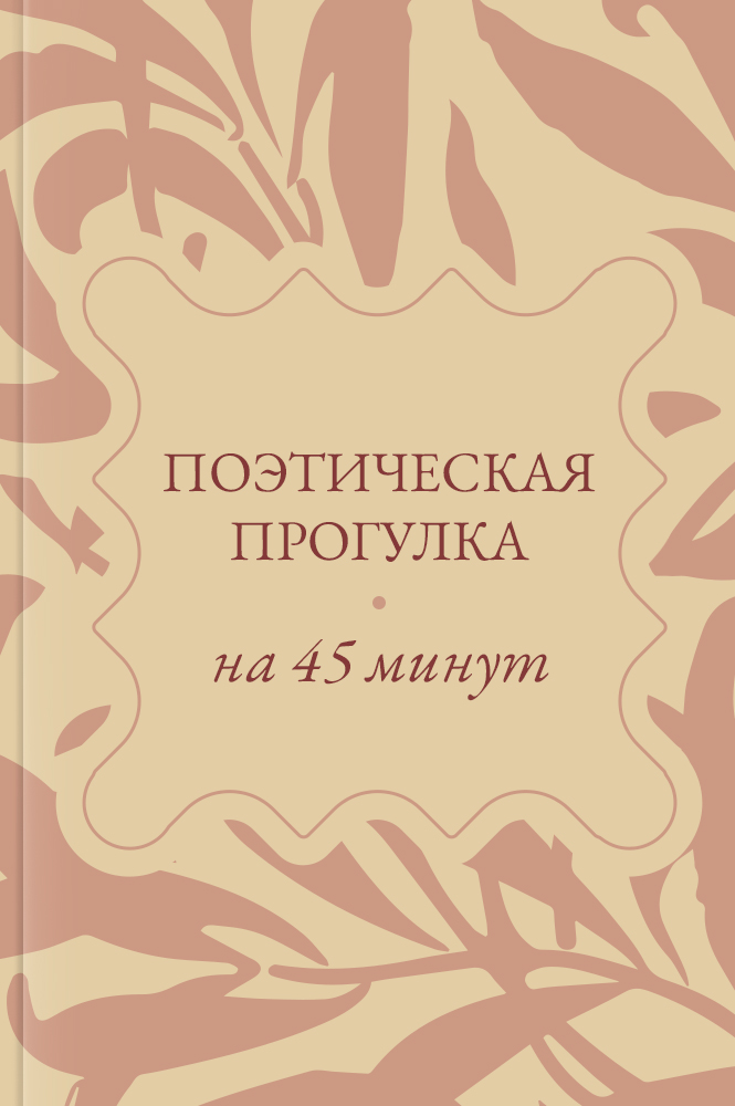 Поэтическая прогулка на 45 минут